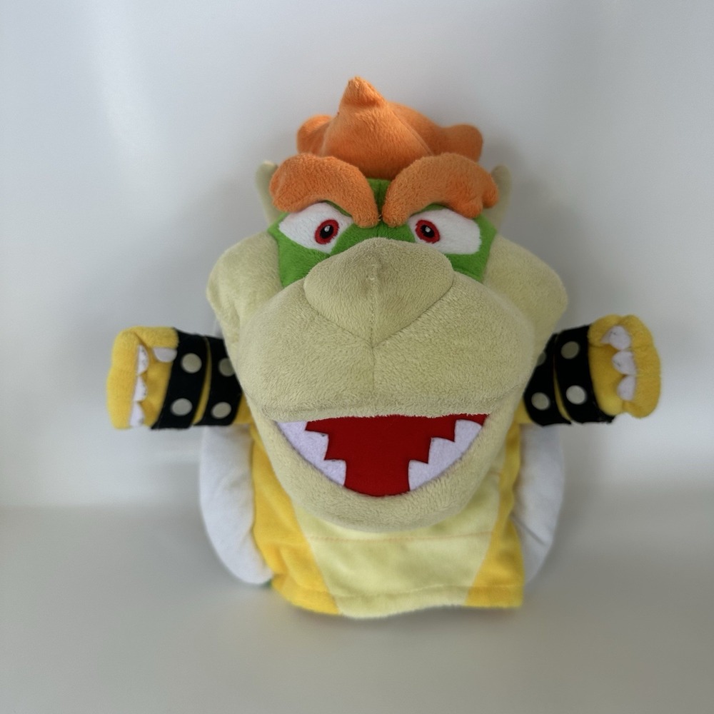 Nintendo Super Mario Bros Bowser Hand Puppet Plush 2017 Hashtag Collectibles